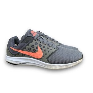 Nike Downshifter Cool Grey Lava Glow Running Athletic Shoes Women’s size 11